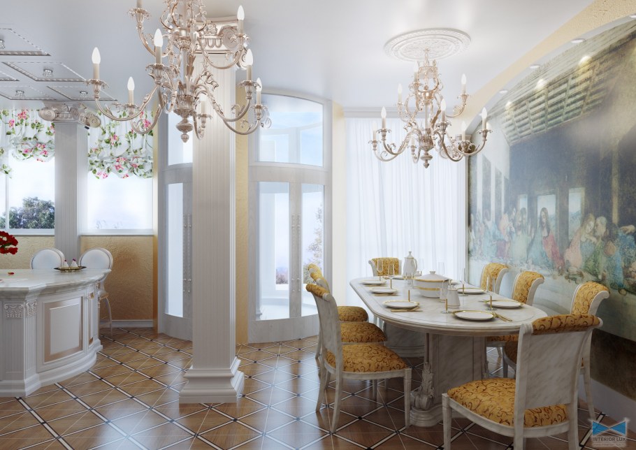 Стиль античность в интерьере