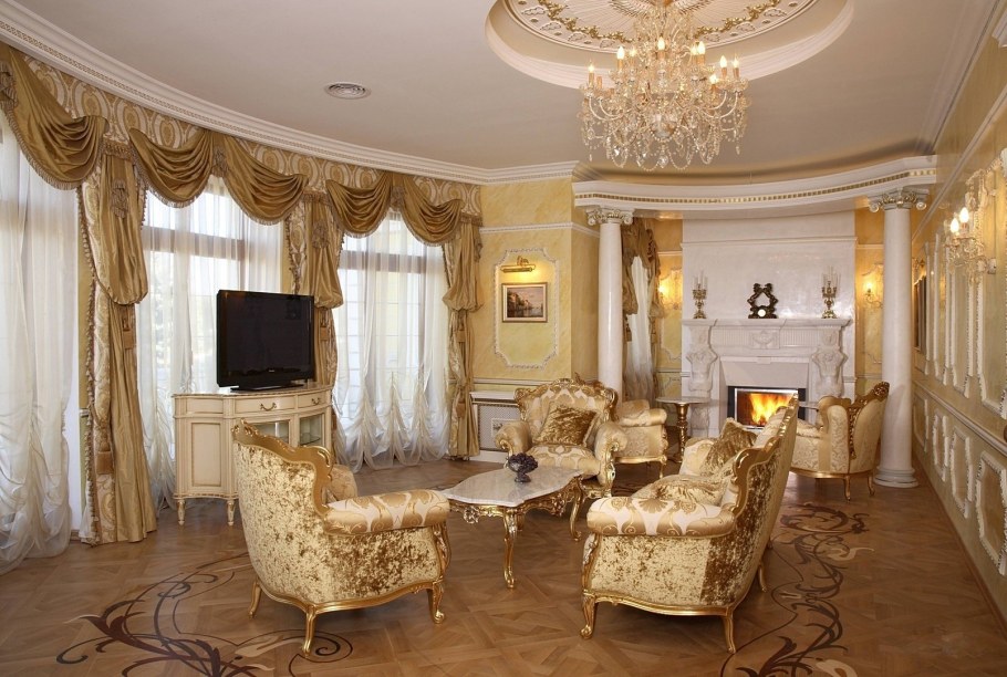 Гостиная Ампир Барокко