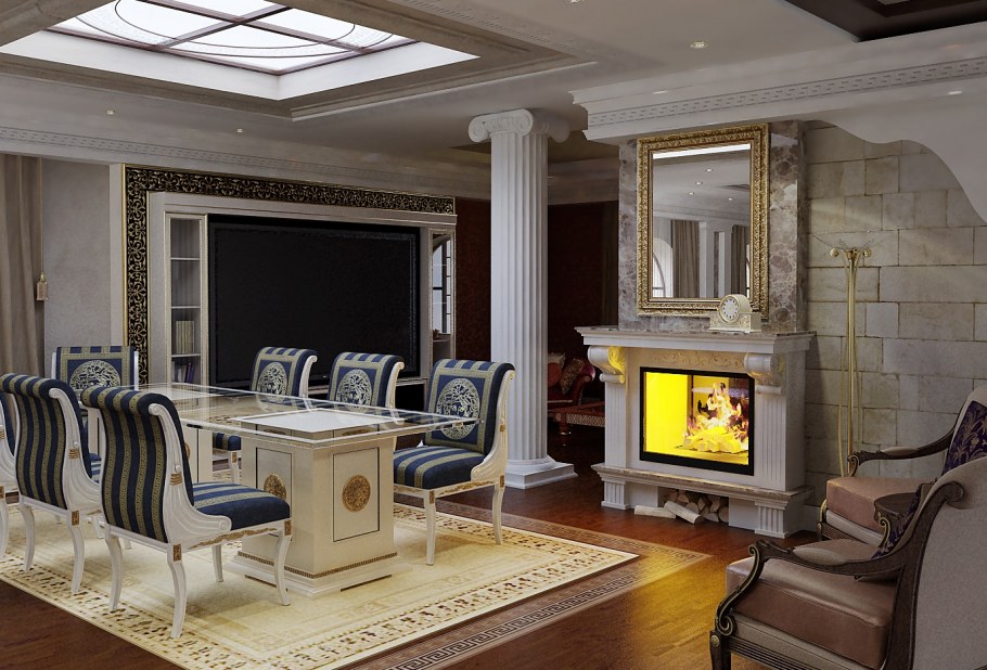 Гостиная в римском стиле