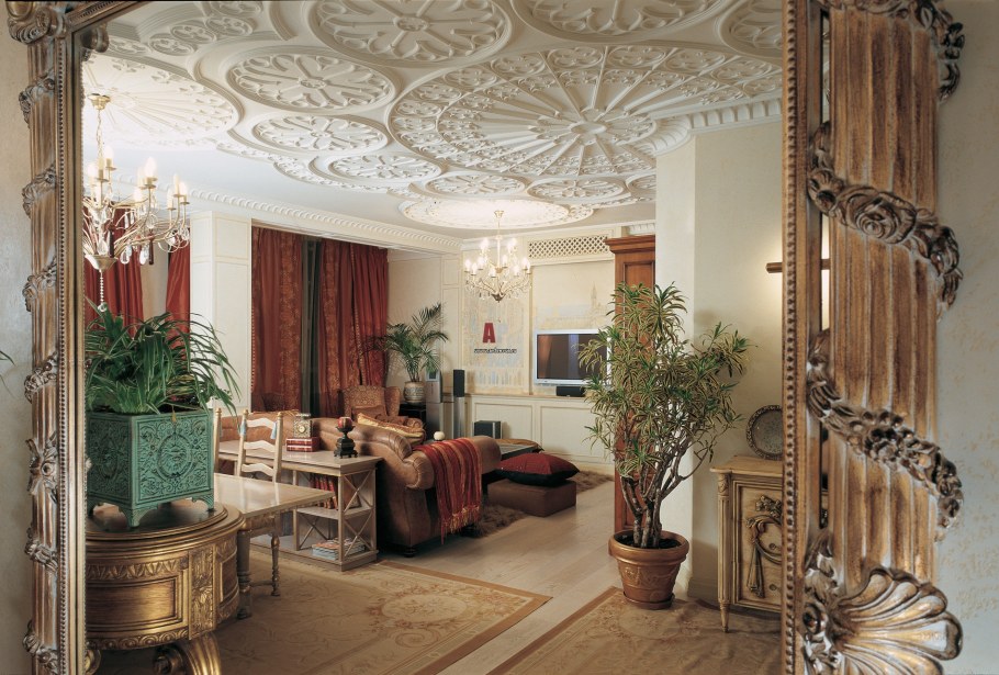 Гостиная в византийском стиле