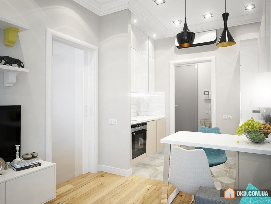 Интерьер квартиры 33кв