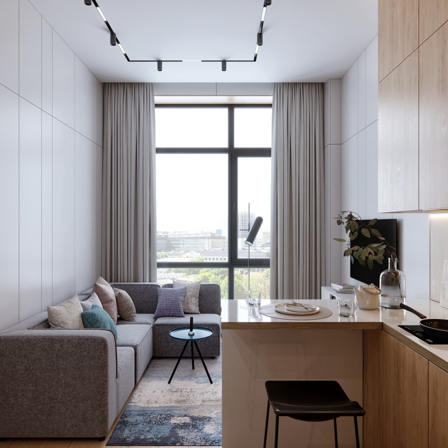 Интерьер маленькой квартиры