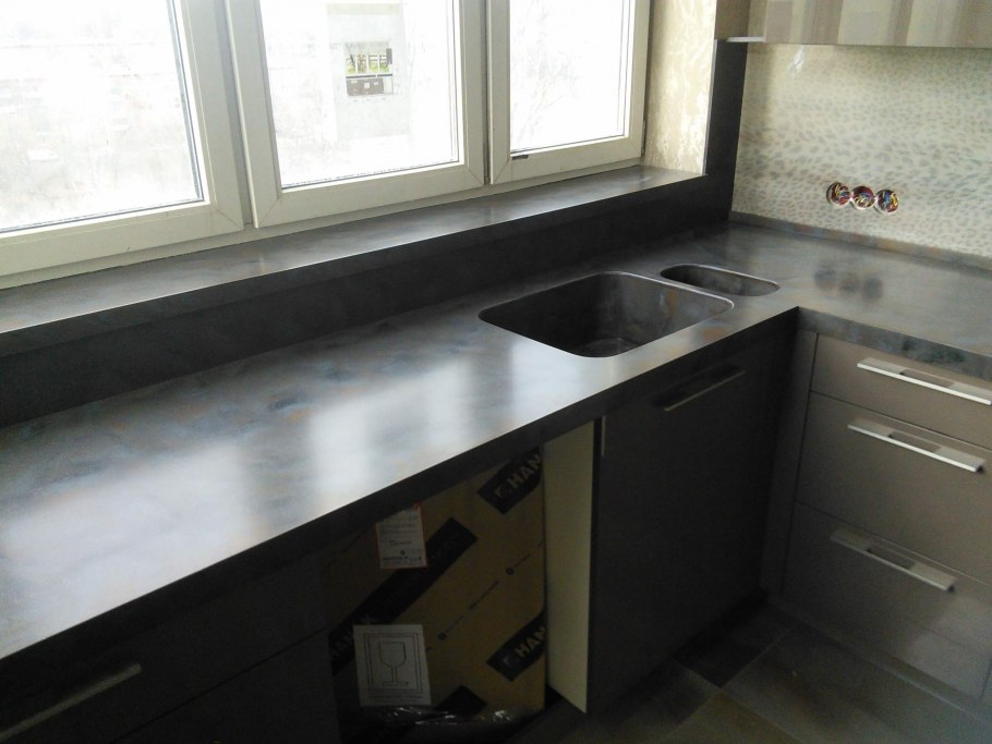 Раковина столешница Hi Macs