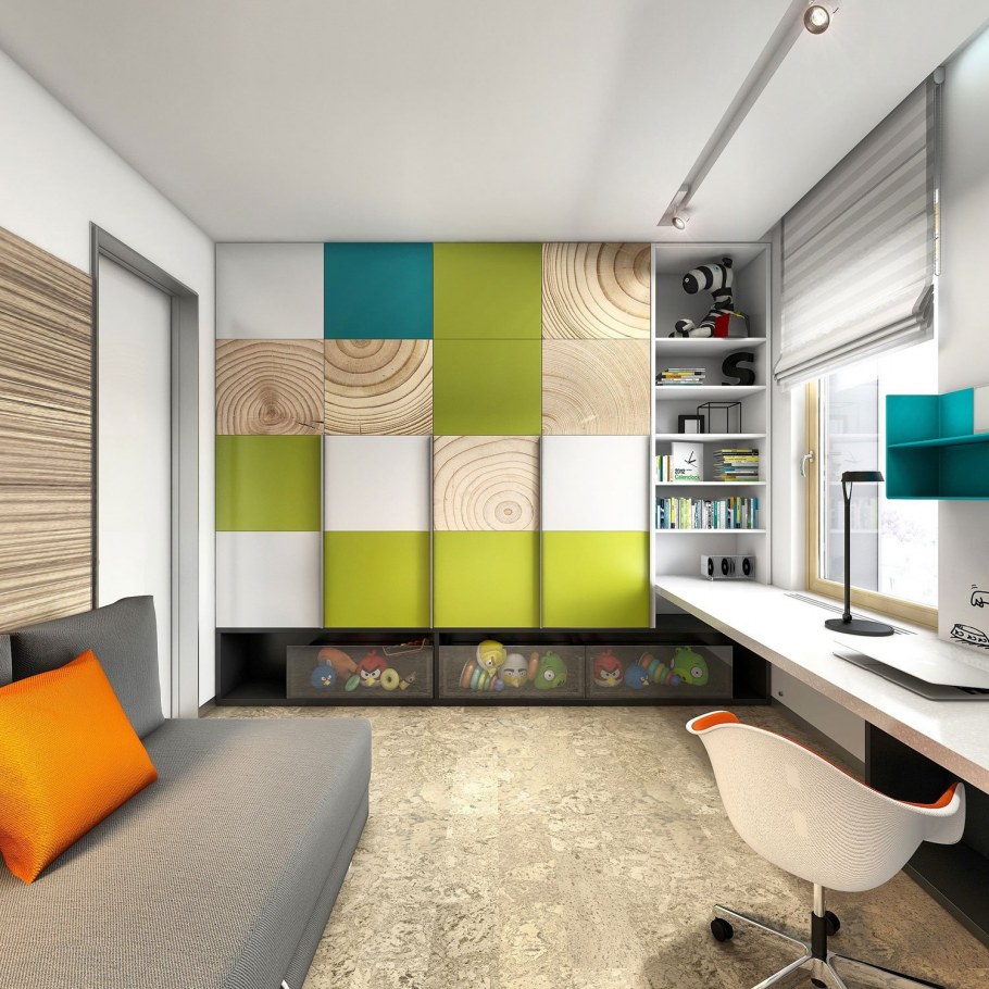 Стильная детская для мальчика