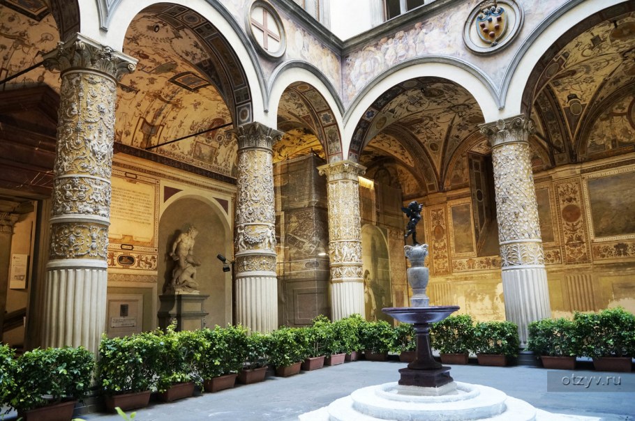 Италия Флоренция палаццо Веккьо