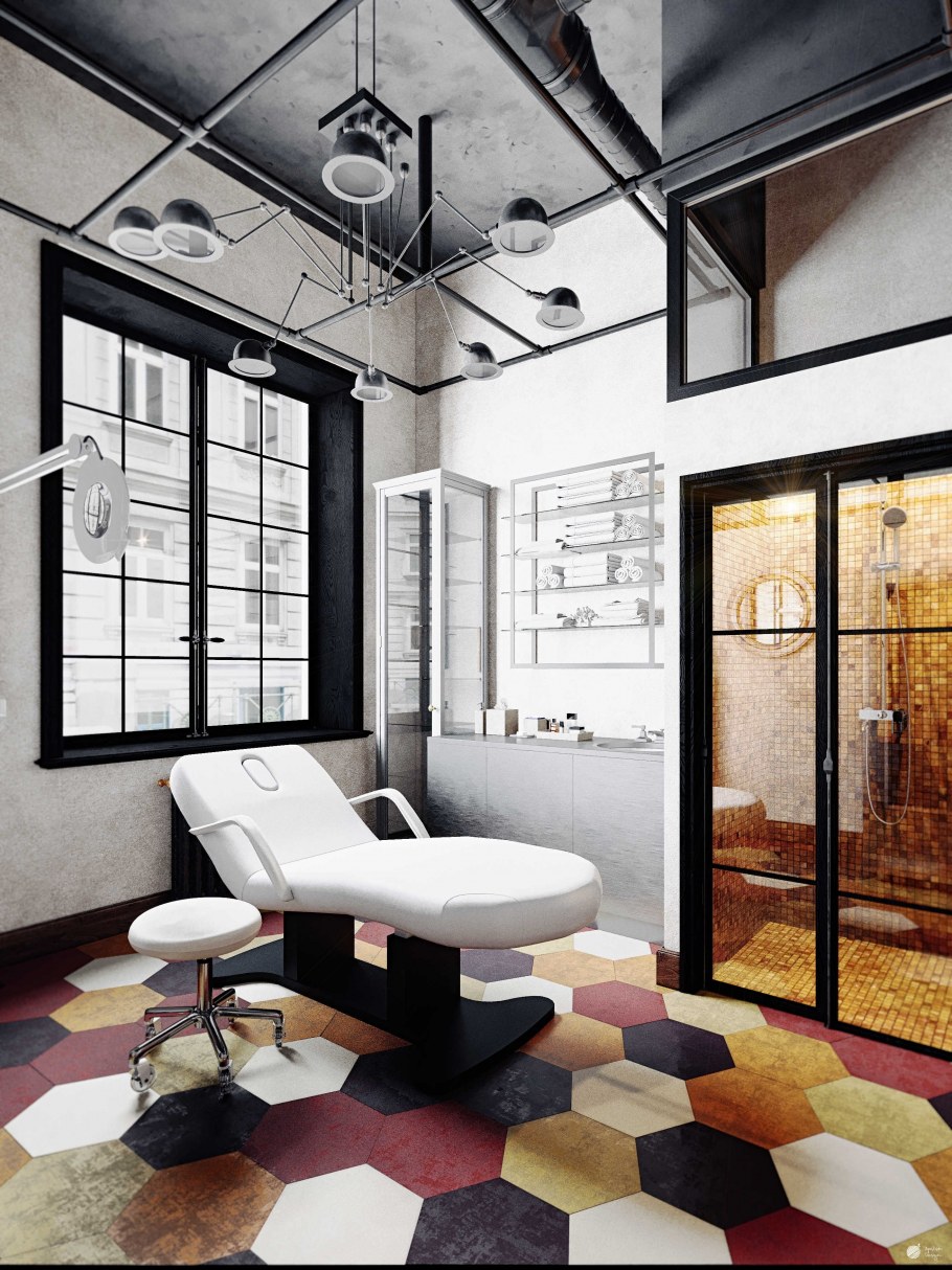 Салон в стиле лофт