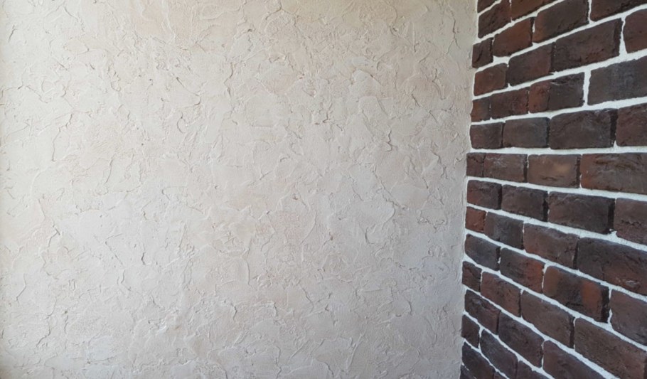 Фактурная штукатурка Мазанка