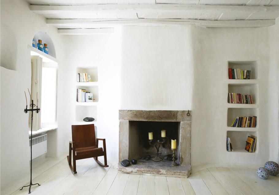 Стена Мазанка в интерьере