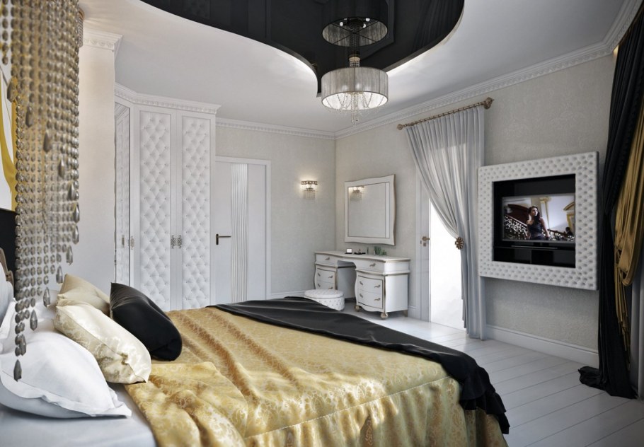 Спальня в стиле ар деко