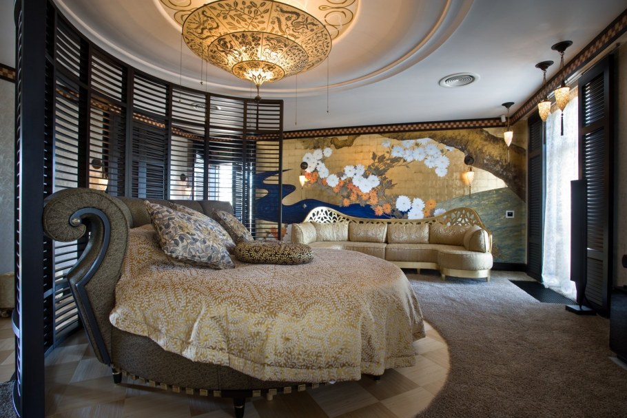 Спальня 10 м.кв. в стиле арт деко