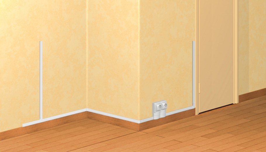 Соединительный элемент для плинтуса дюрополимер