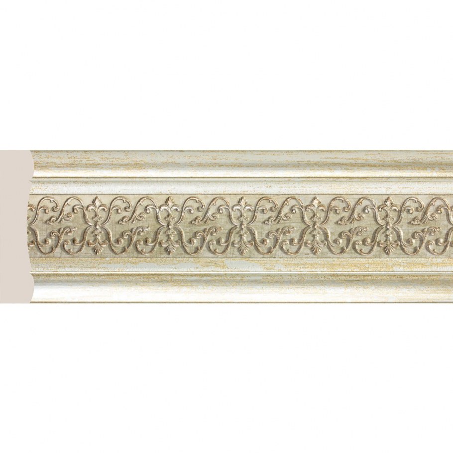 PN 120 белый плинтус под покраску из МДФ Evrowood / Евровуд 110x16