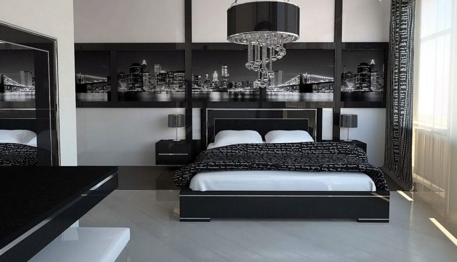 Черная мебель в интерьере