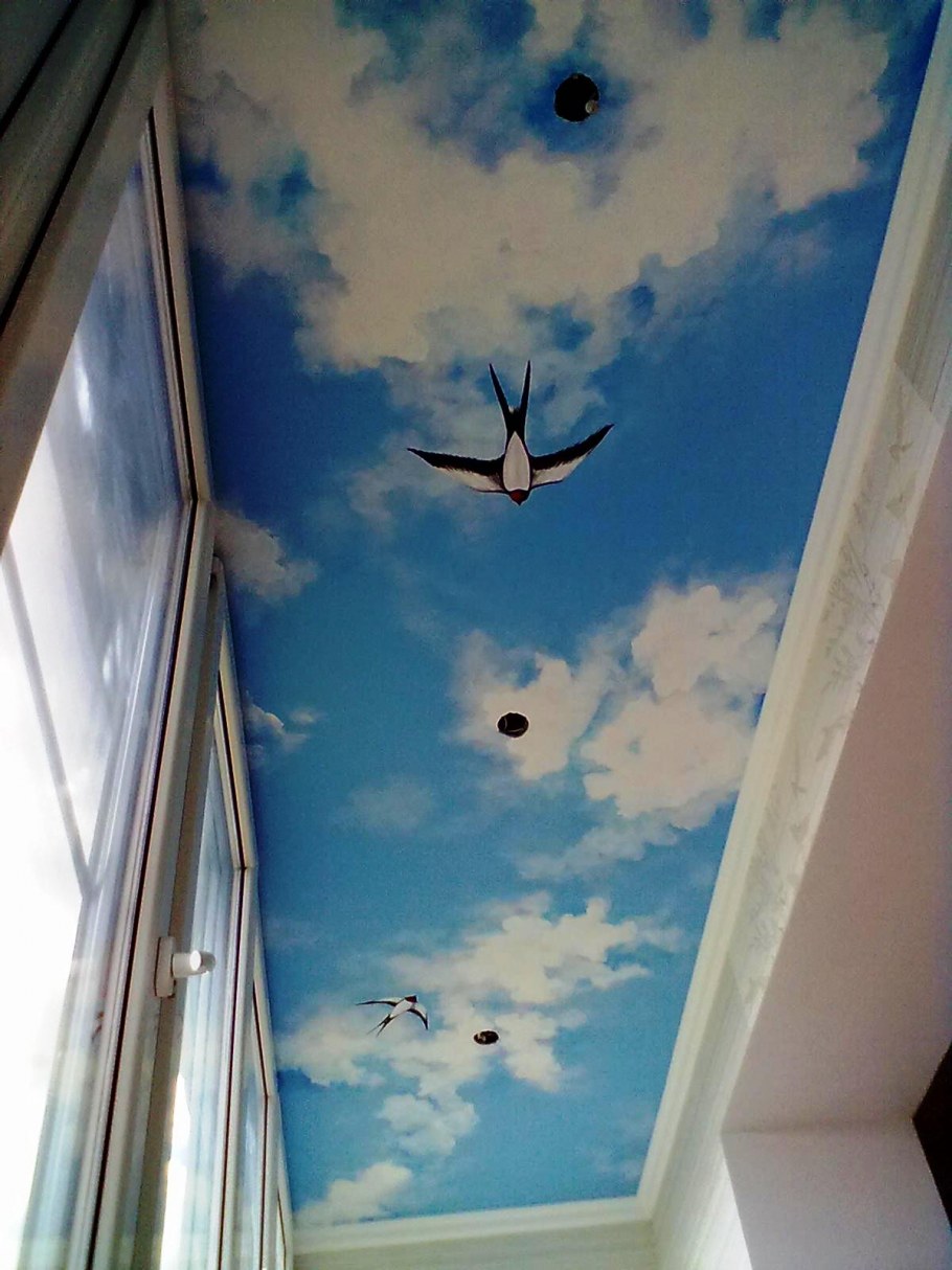 Разрисованный потолок