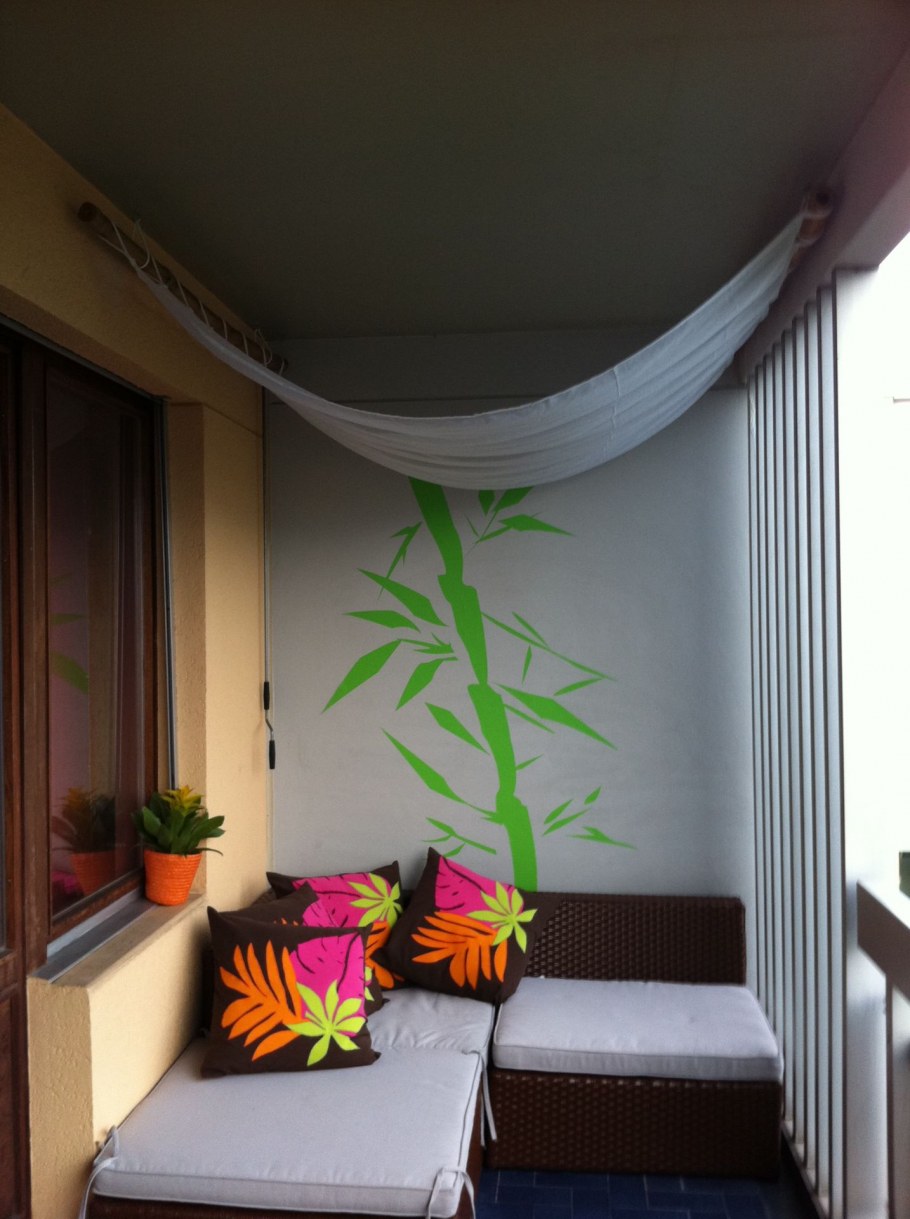 Гамак на лоджии в квартире