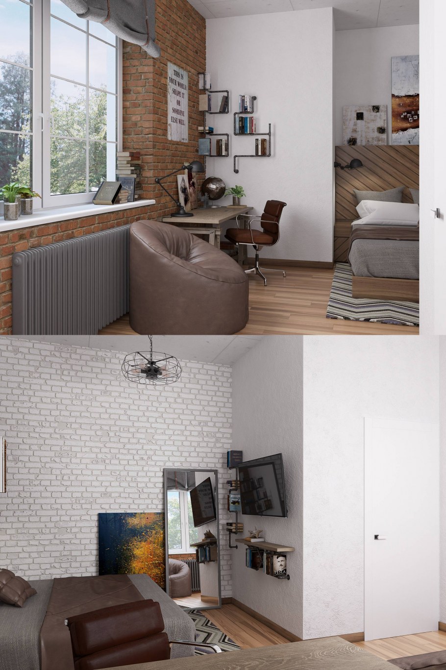 Маленькая квартира в стиле Loft