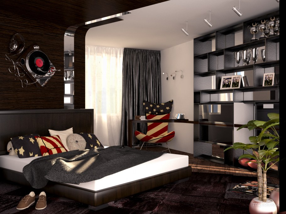 Чёрная комната для подростка