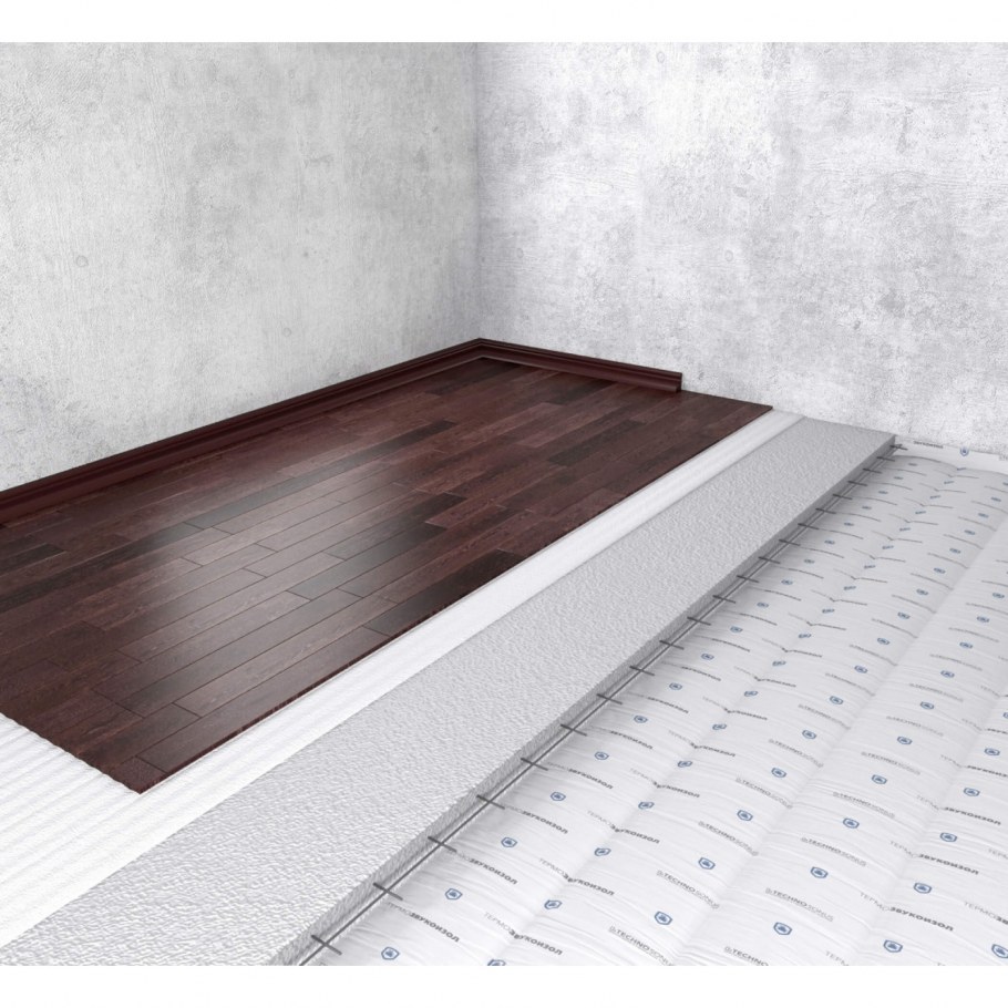 Пробковый пол в гостиной