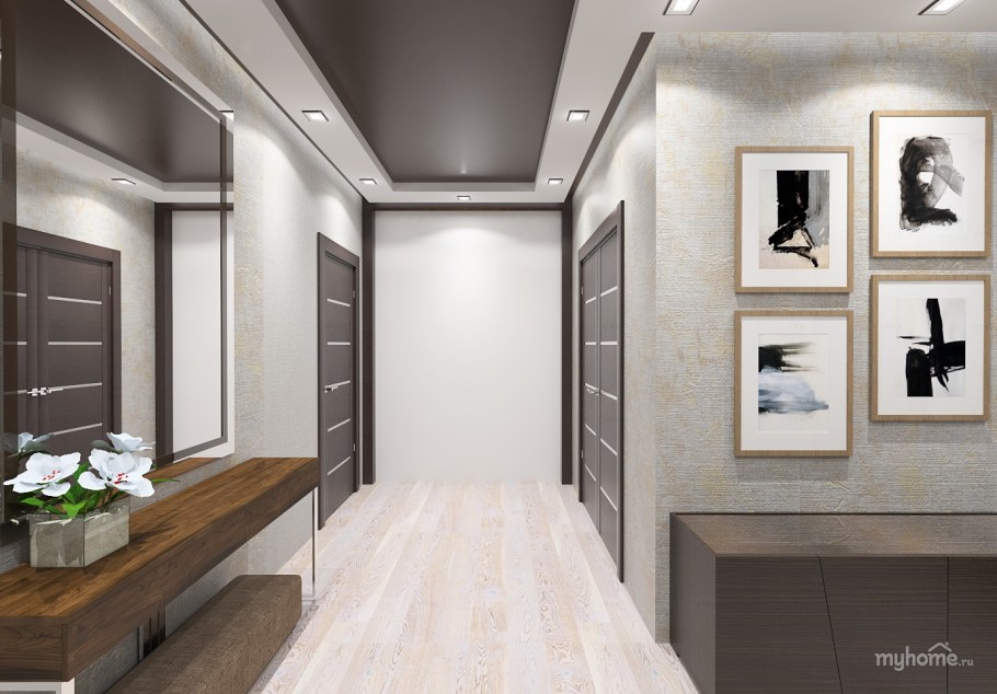 Интерьер прихожей в квартире 3d