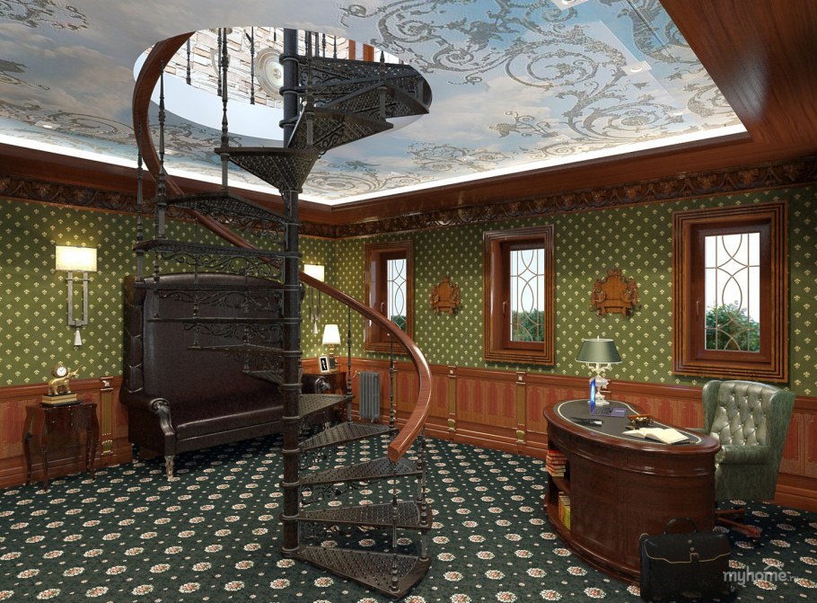 Замковый стиль в интерьере загородных домов