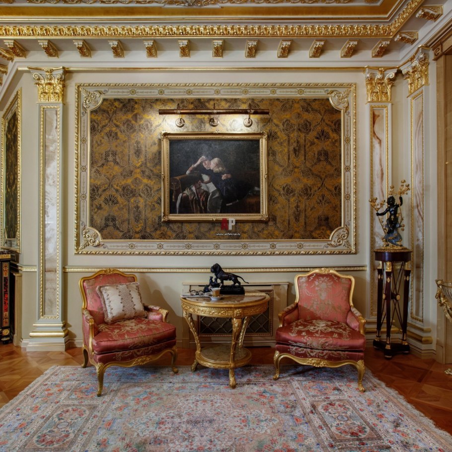 Наполеоновский Ампир интерьеры дворцов