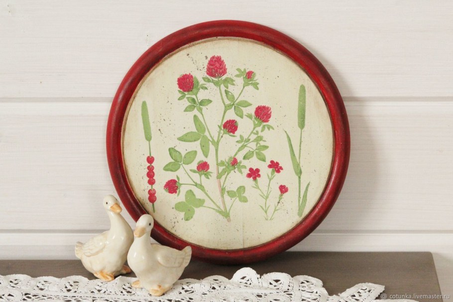 Декупаж панно в стиле Прованс