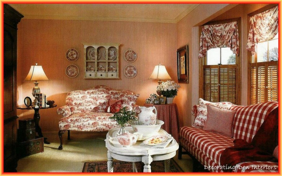 Туаль де жуи в гостиной