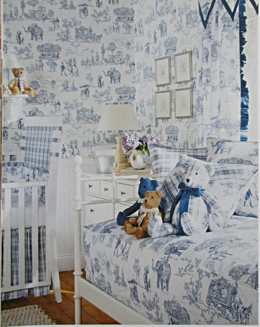 Туаль де жуи в интерьере