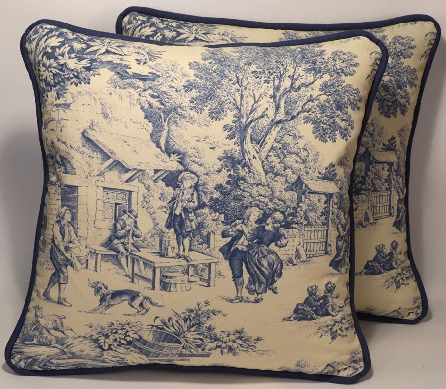 Обои Туаль де жуи в интерьере