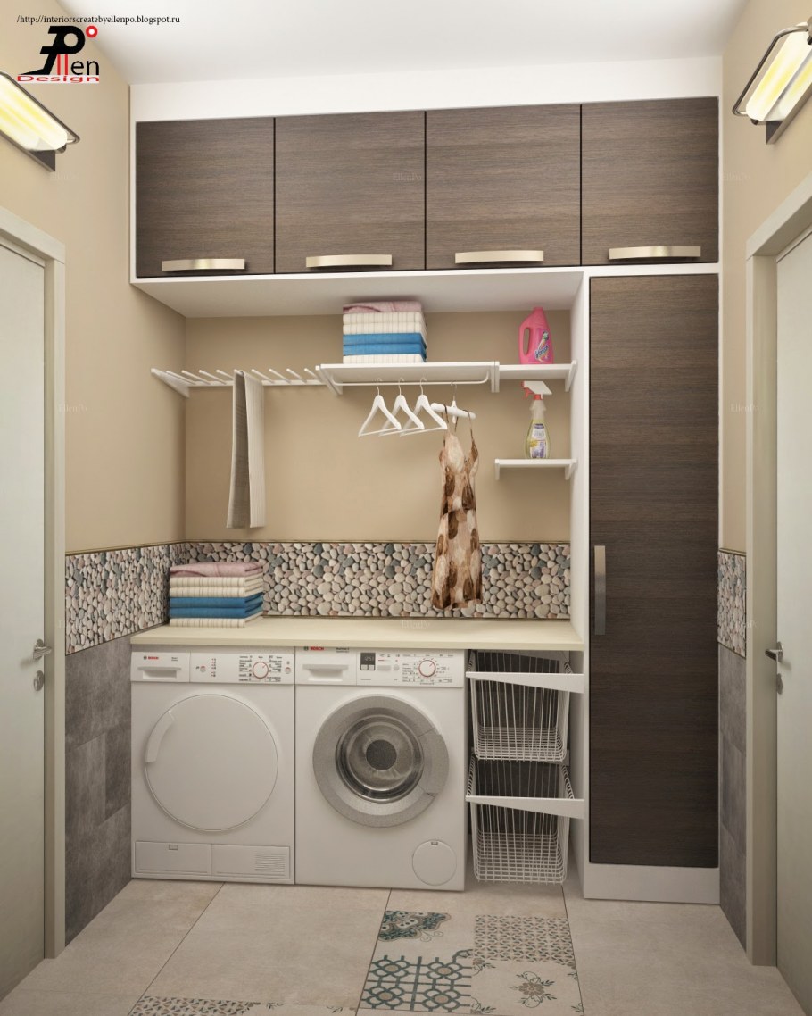 Планировка постирочной