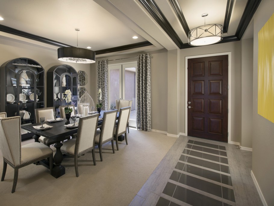 Молдинг на потолке в современном стиле