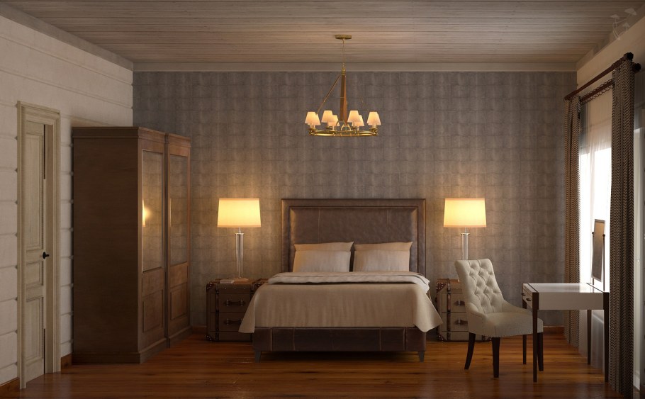 Интерьер под вагонку