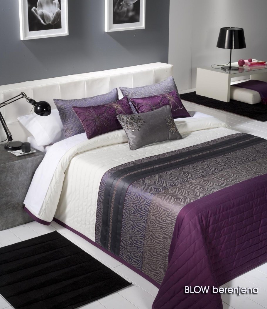 Antilo покрывало покрывало Danis berenjena