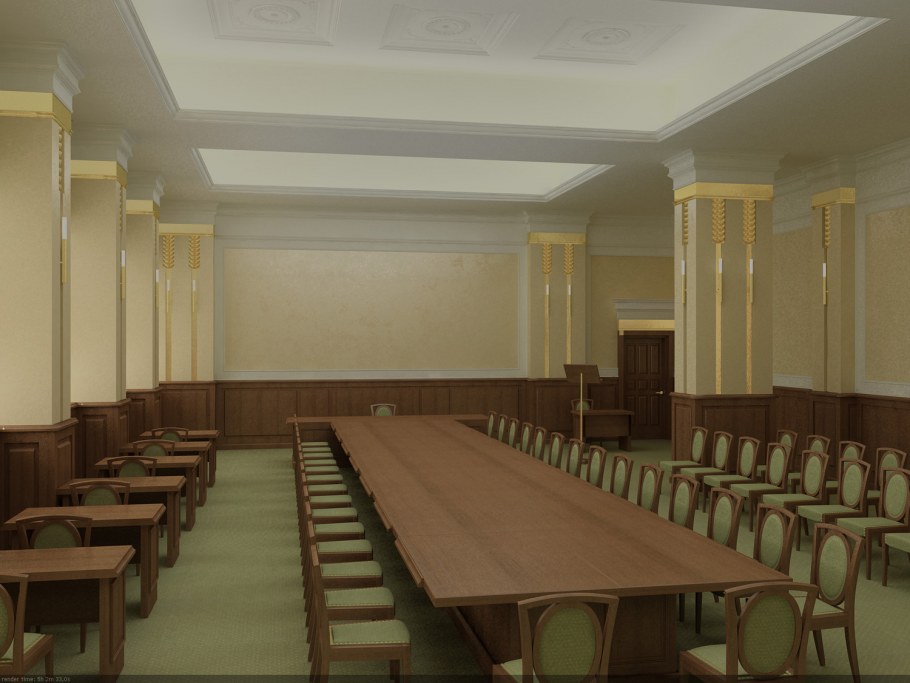 Стиль классицизм в интерьере актового зала