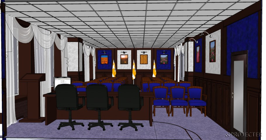 Визуализация актового зала