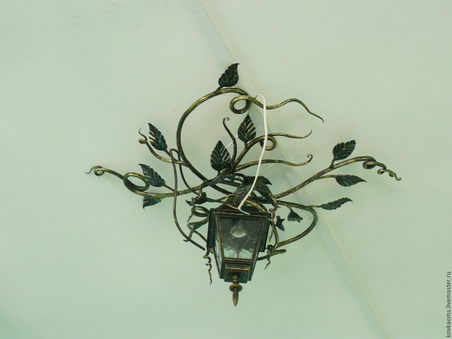 Бра кованый листок Лангобард