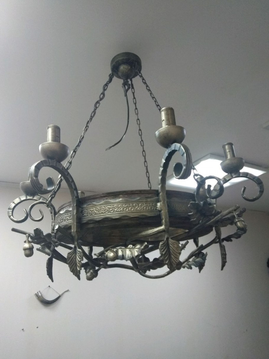Люстра ковка Борджиа