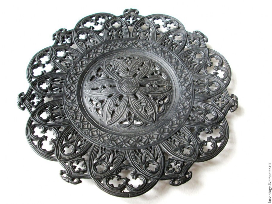 Тарель чугун никель