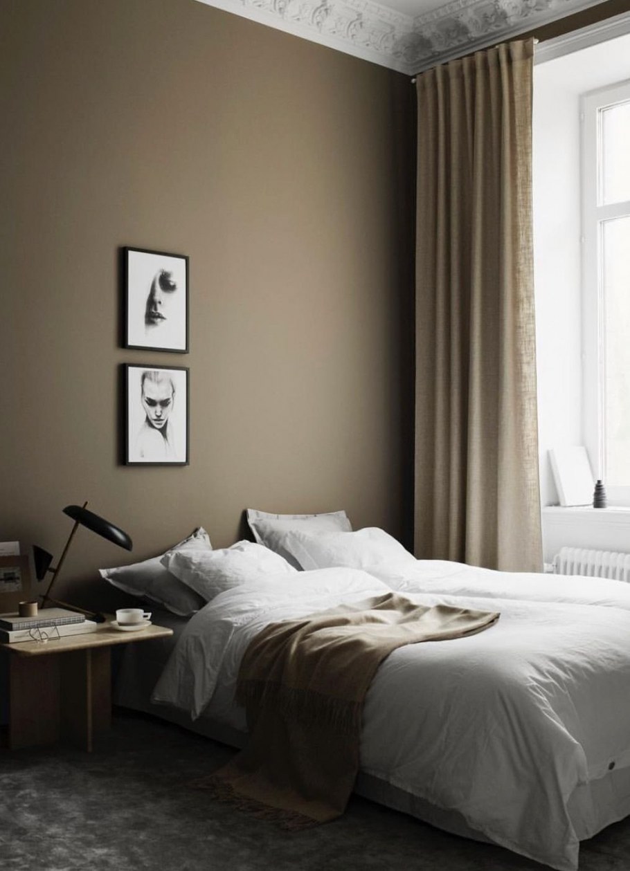 Краска для стен в спальне