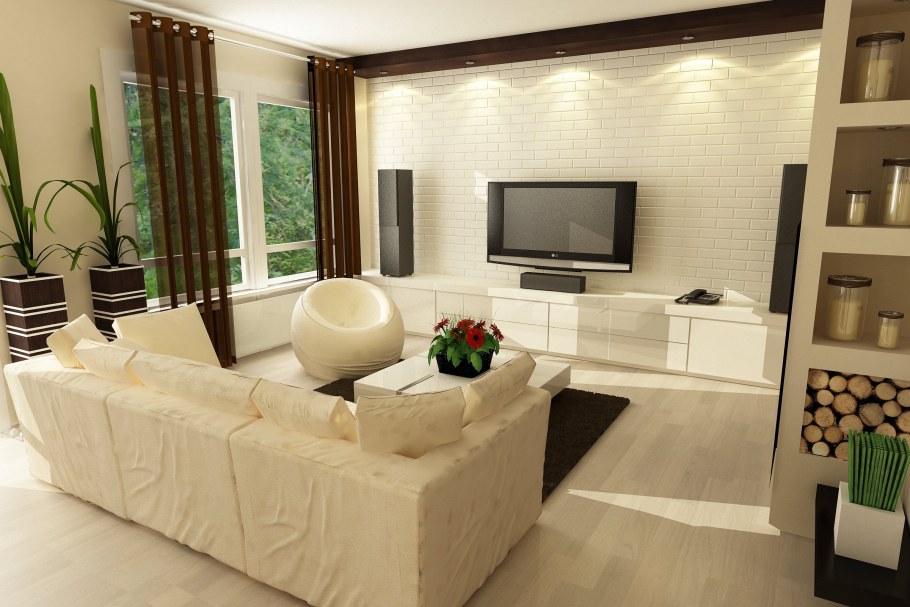 Интерьер гостиной со вкусом