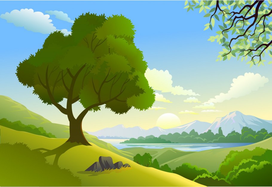 Мультяшная природа