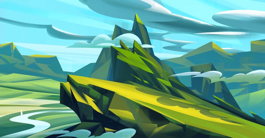 Стилизованный пейзаж