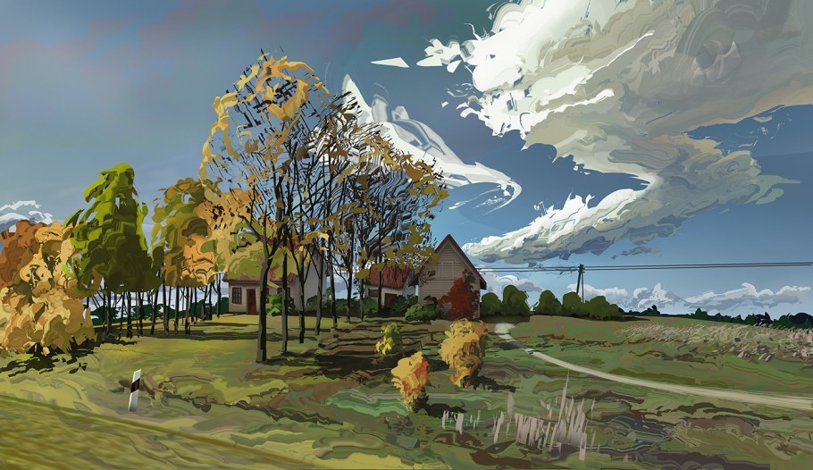 Стилизованный пейзаж