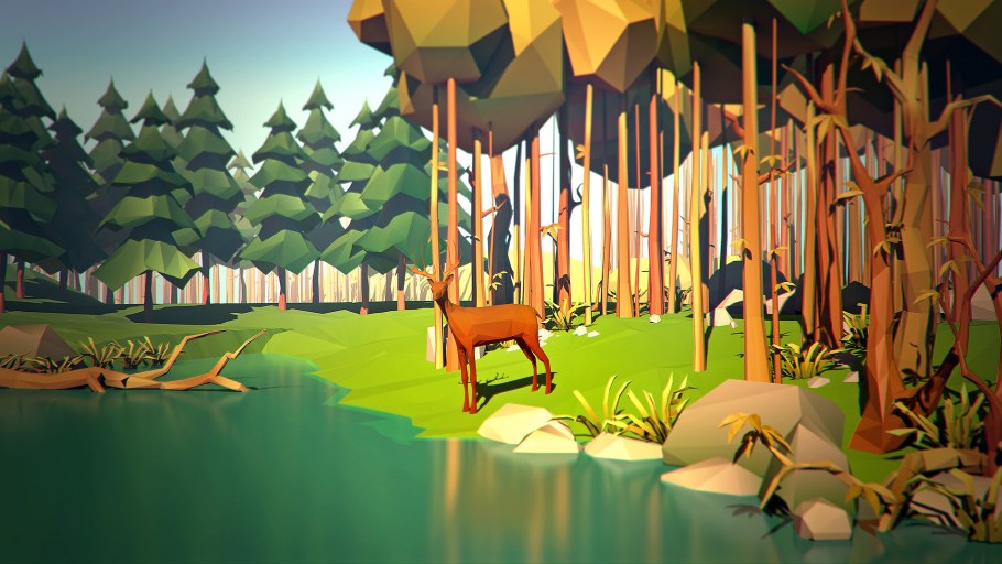 Лоу-Поли в 2d