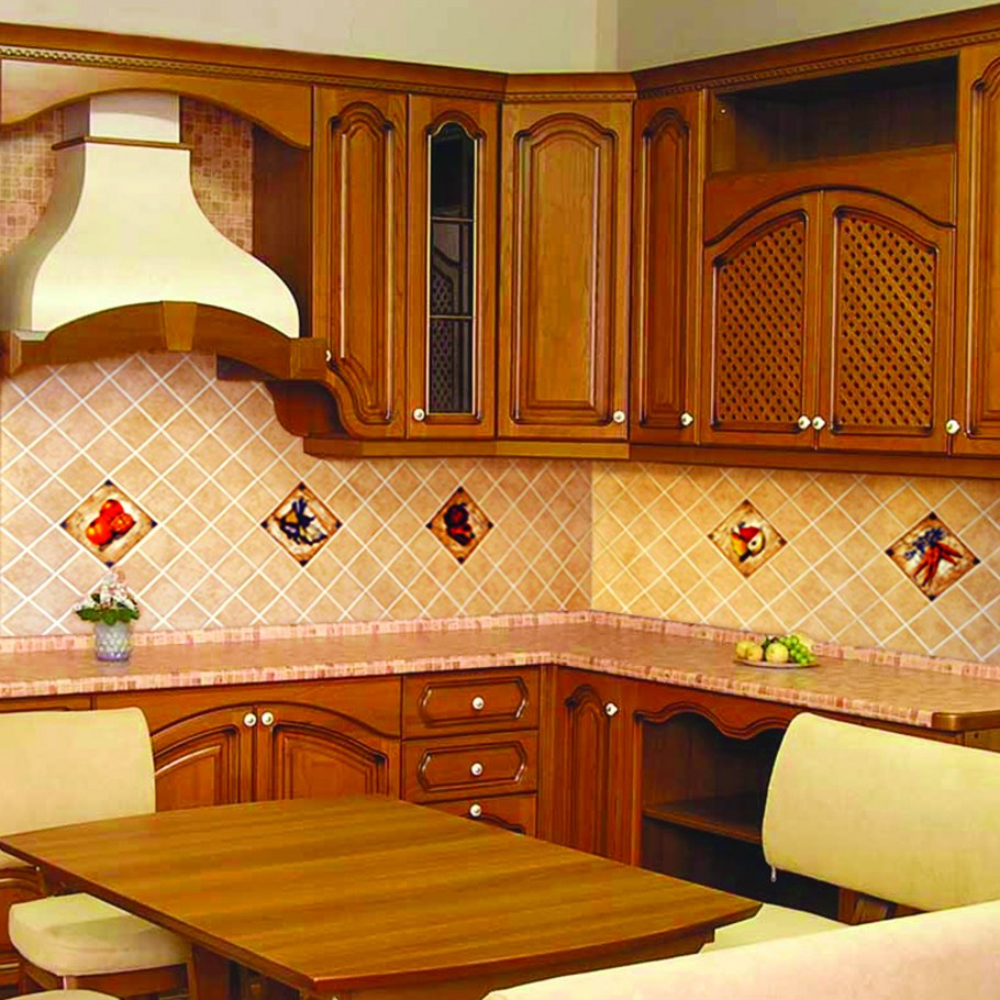 Плитка настенная «Гурман», мозаика, 33x33 см, 1 м2, цвет светло-бежевый