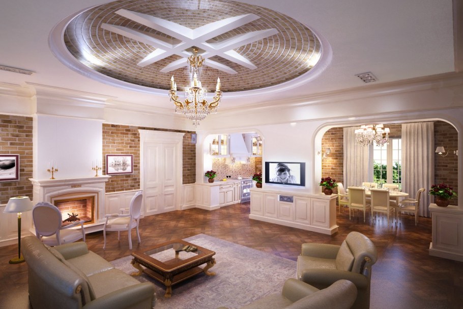 Освещение жилого дома