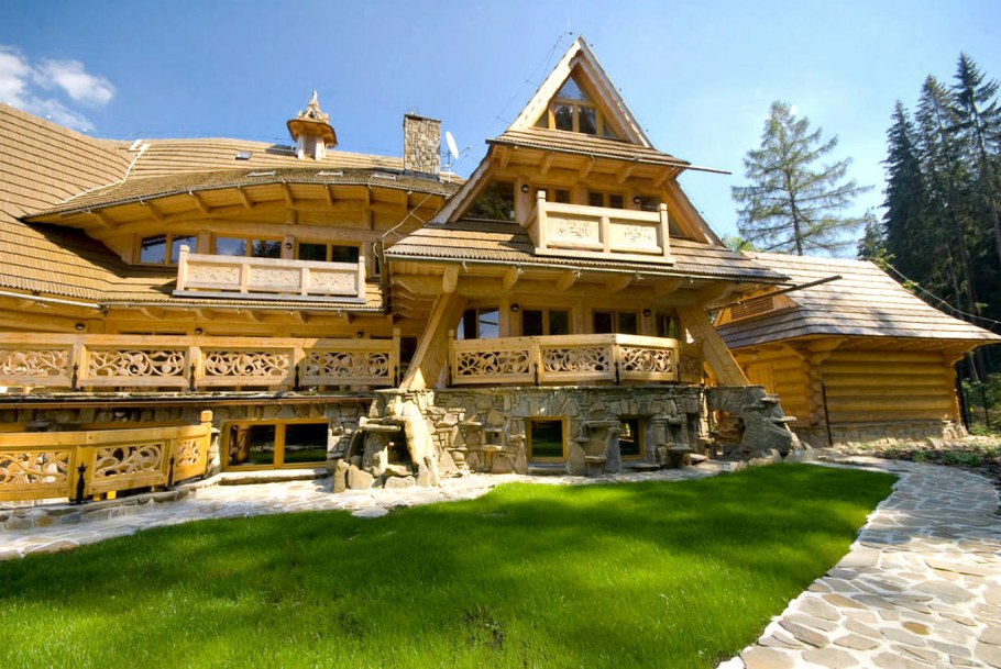 Деревянные дома в Славянском стиле