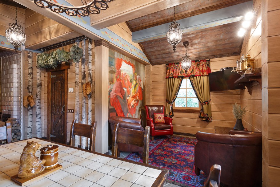 Древнерусский стиль в интерьере