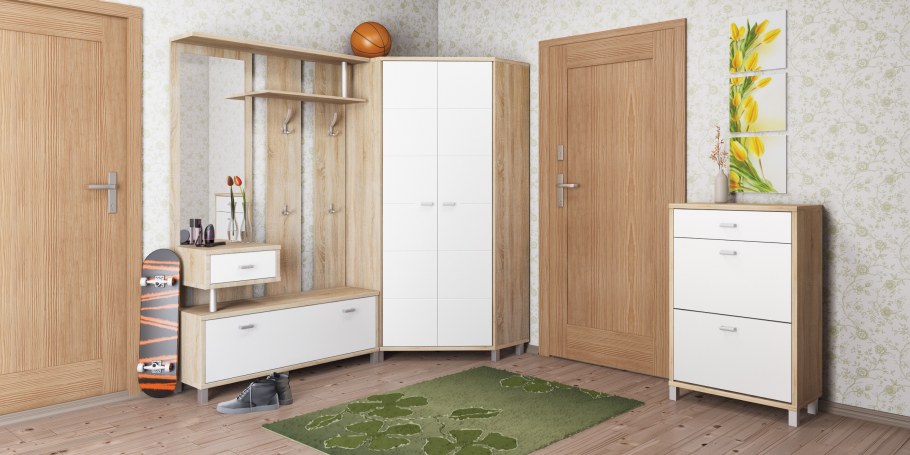 Прихожая дуб сонома трюфель