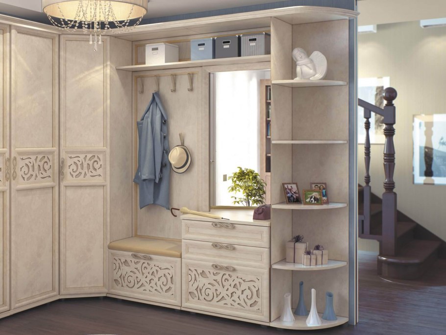 Прихожая в классическом стиле